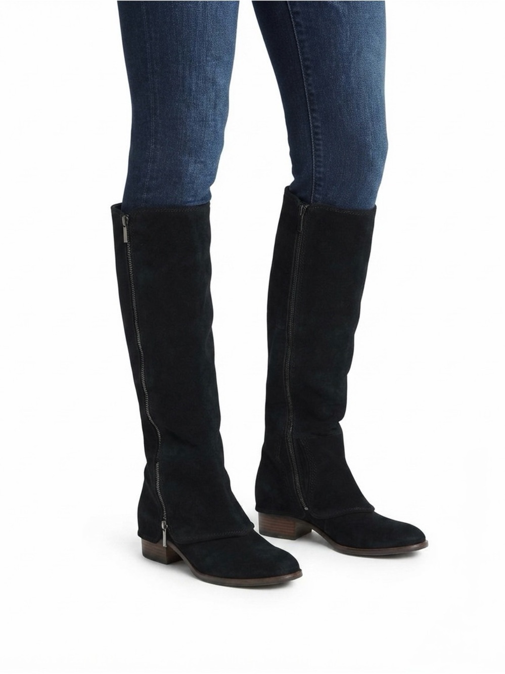 [Donald J. Pliner] Black Devi Suede  Boot